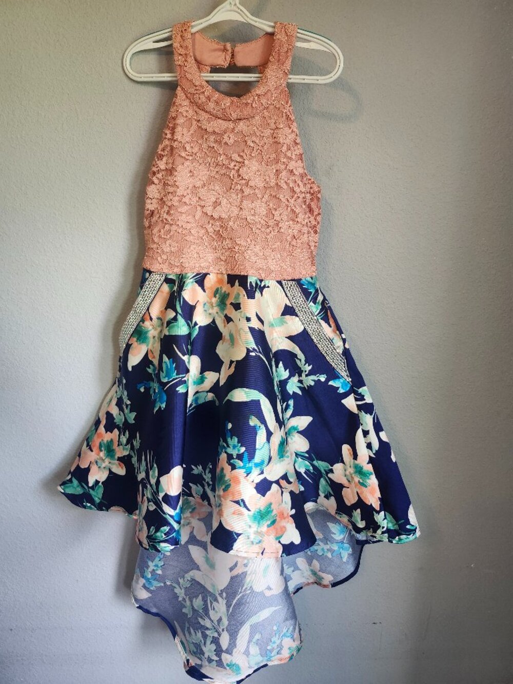 Speechless girls’ size 7 high-low floral party dress